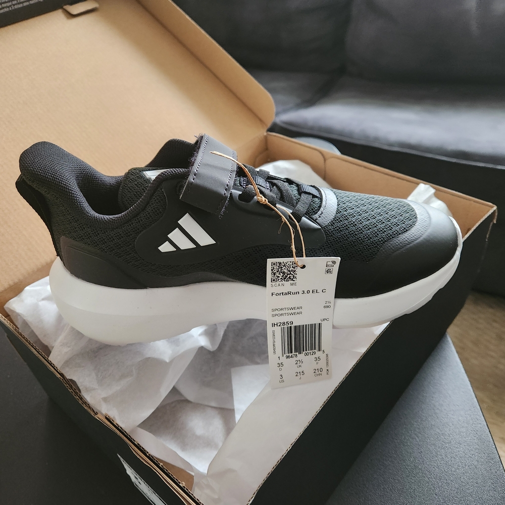 Adidas Black and White Sneakers